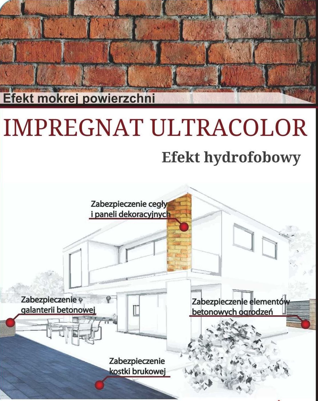 

Impregnat efekt mokrej powierzchni beton gips 1L