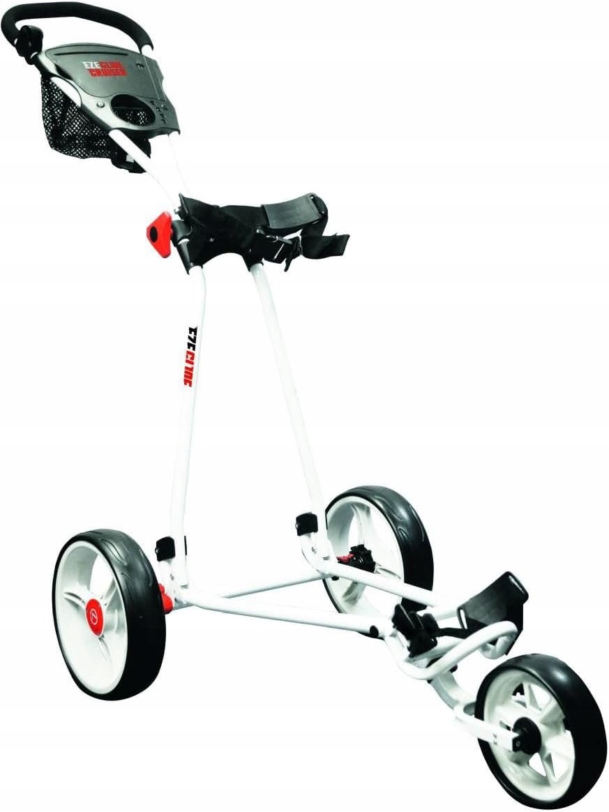 3-KOLOVÝ Skládací Golfový Vozík S Nastavitelnou Rukojetí