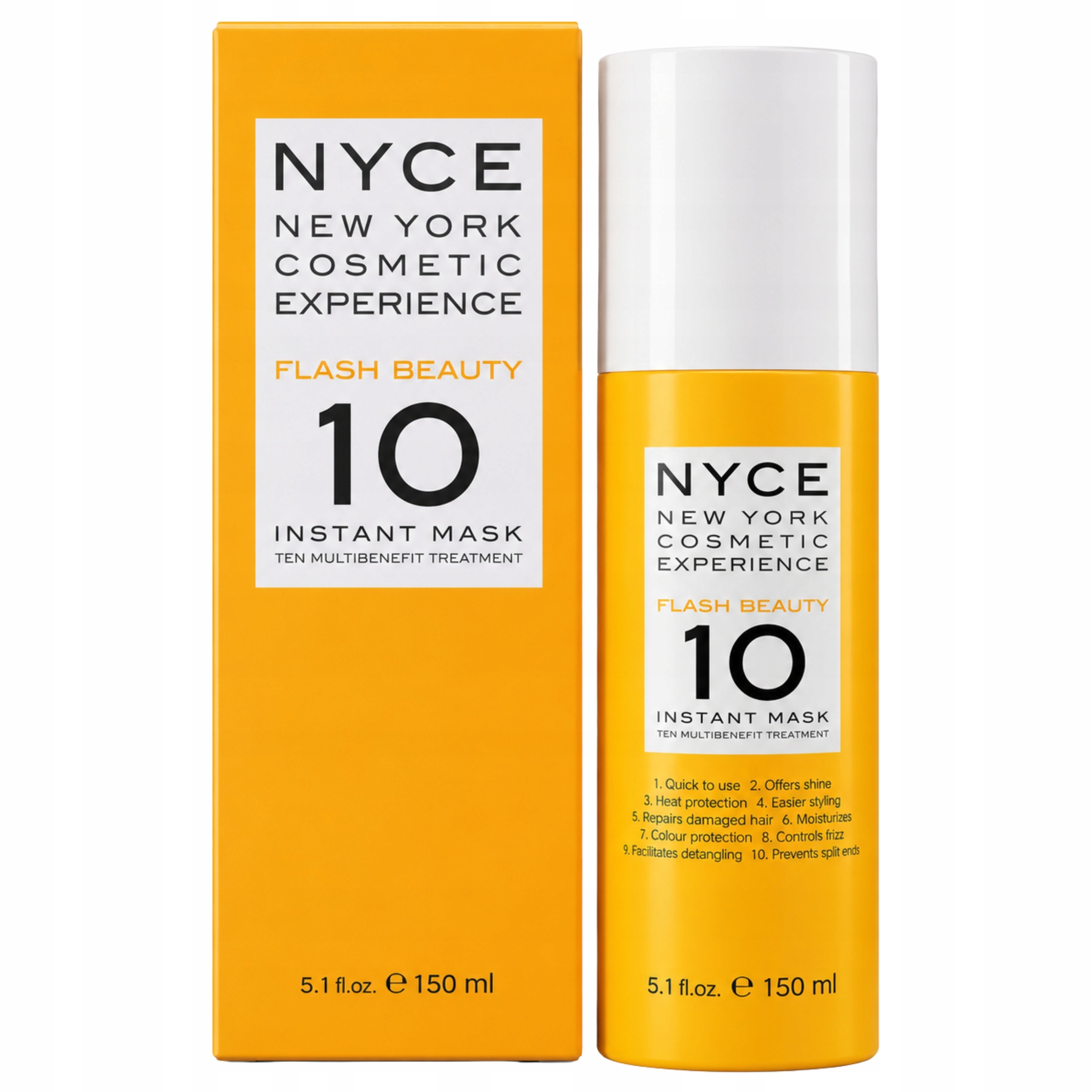 Maska do włosów w Sprayu Regenerująca Nabłyszcza Nyce Flash Beauty 10 150ml