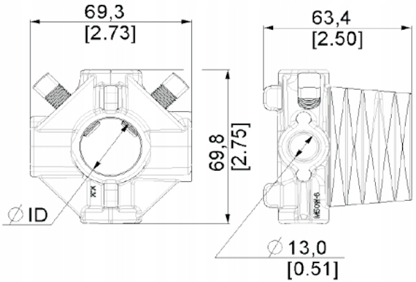 SPRĘŻYNA PRAWOSKRĘTNA DO BRAMY 5.0x51mm L-70cm Rodzaj bramy Garażowa