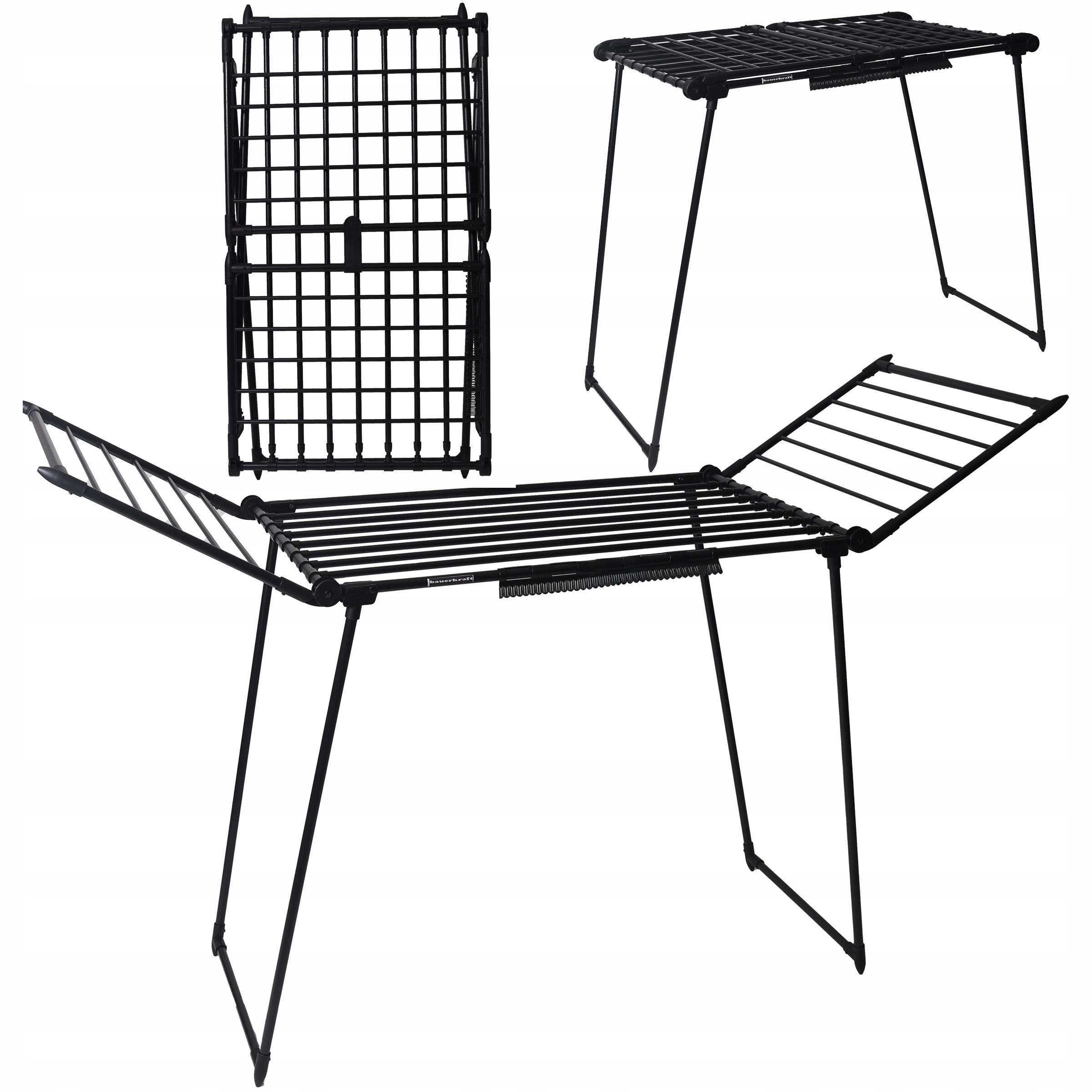 Stojící sušák na prádlo, skládací prádlo, balkonový, silný, velký