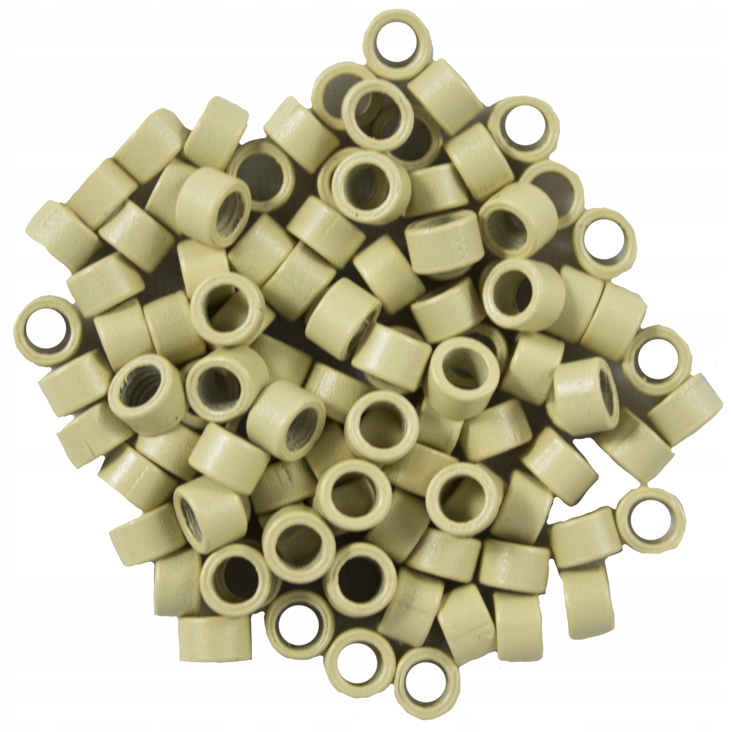 MIKRORINGI Z GWINTEM MICRORINGS 100 SZT RINGI DO WŁOSÓW ROZMIAR M