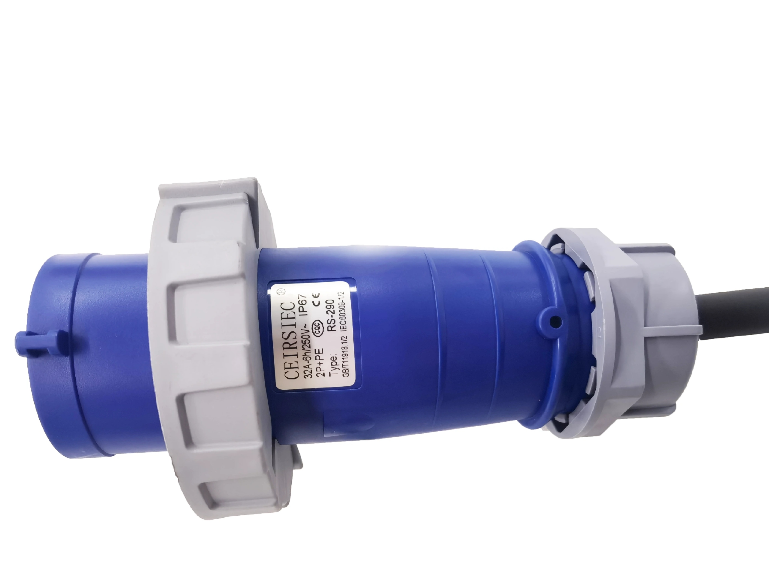 Teslá Gen 2 Nema adaptér Elvix TS-1P32-CEE 22KW modrý