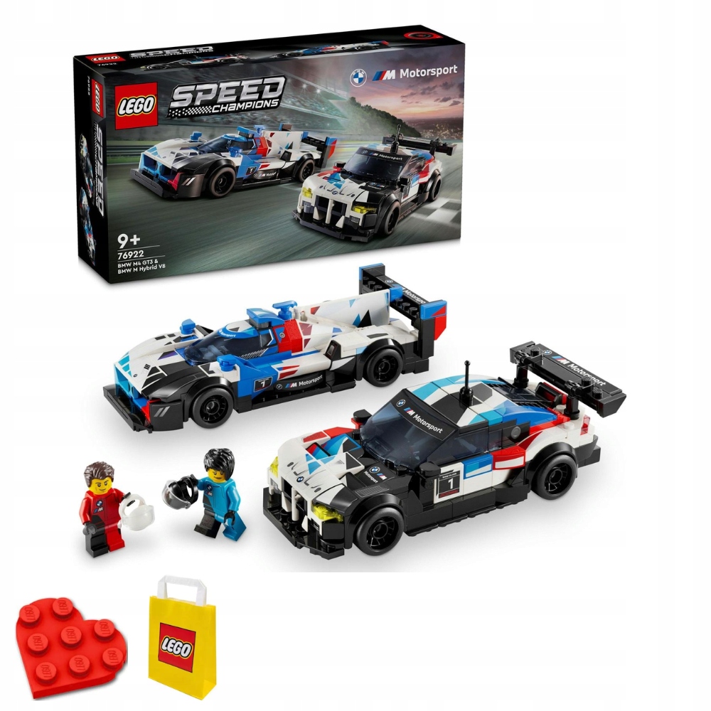 Lego Speed Champions 76922 Auta Bmw M4 GT3 a Bmw M Hybrid V8