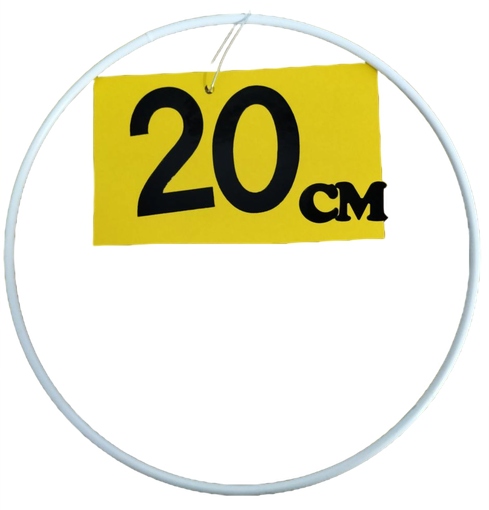 Gruby 5 mm drut obręcz do makramy 20 cm