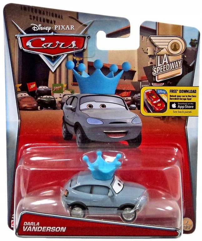 

Darla Vanderson w Koronie Auta Cars Disney Mattel