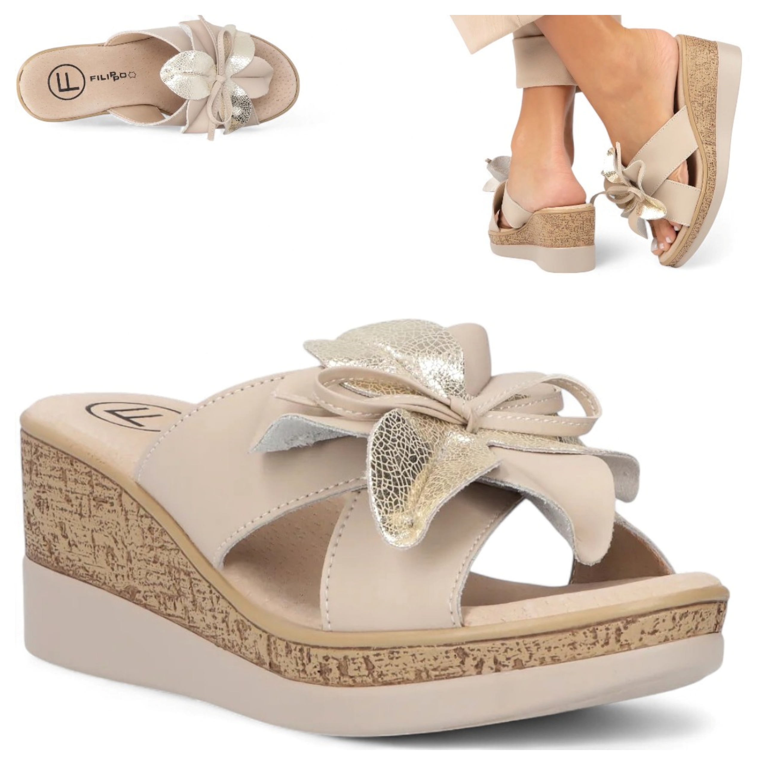 Filippo 41 Nazouváky Z Přírodní Kůže Loutky na klínku Lehké a módní