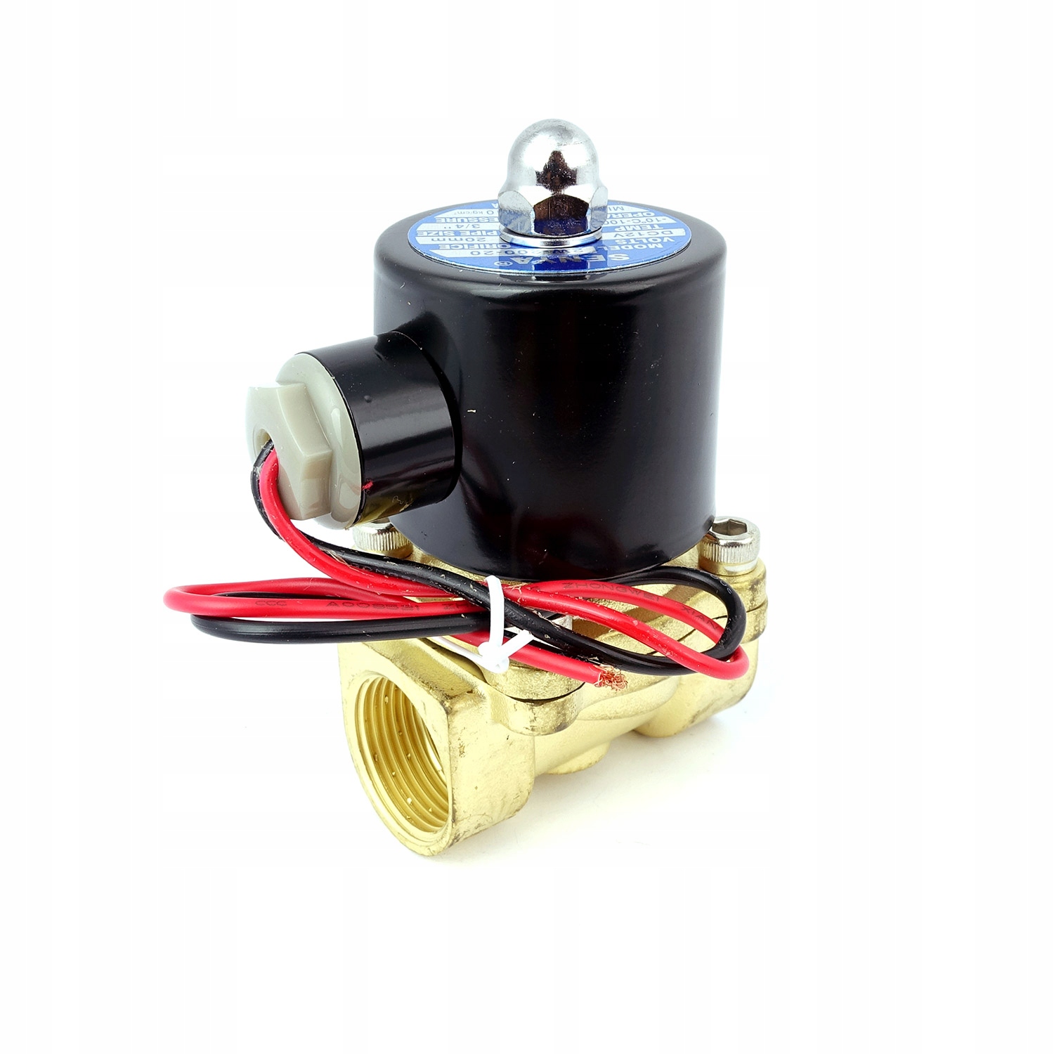 

Elektrozawór 12V 3/4 cala zawór elektryczny Nc DN2