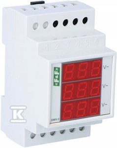 DMV3RMS Číslic.indik. Napětí 3-F.