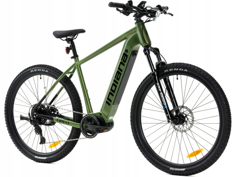 Rower elektryczny Indiana E-mtb 4.0 U21 29 cali Zielono-czarny