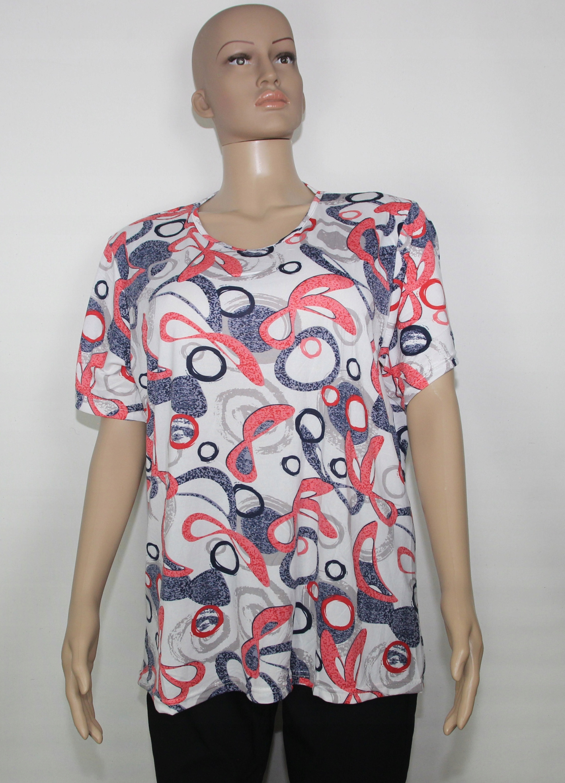 Bluzka KOSZULKA kobieca wygodna koła 4XL