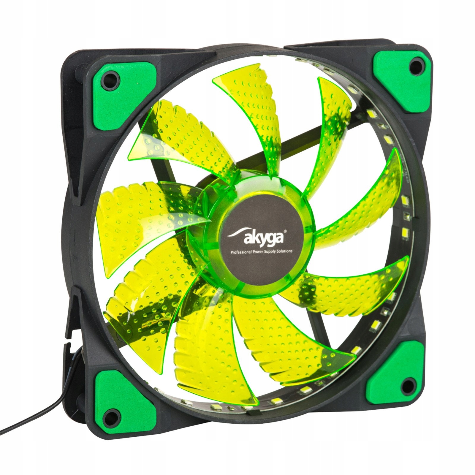 

Wentylator Akyga AW-12E-BG 120mm Molex Cichy 33LED