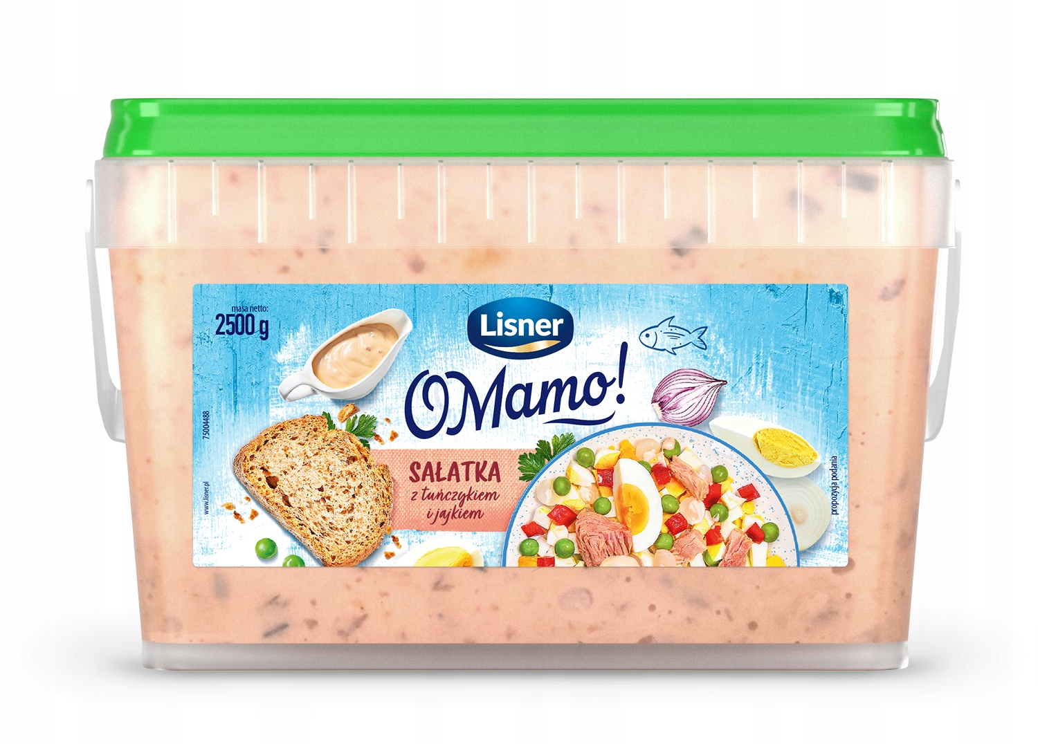 Sałatka Z Tuńczykiem I Jajkiem 2.5kg Lisner