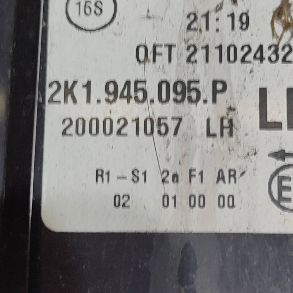 light rear rear part side left Volkswagen Caddy 2K1945095P