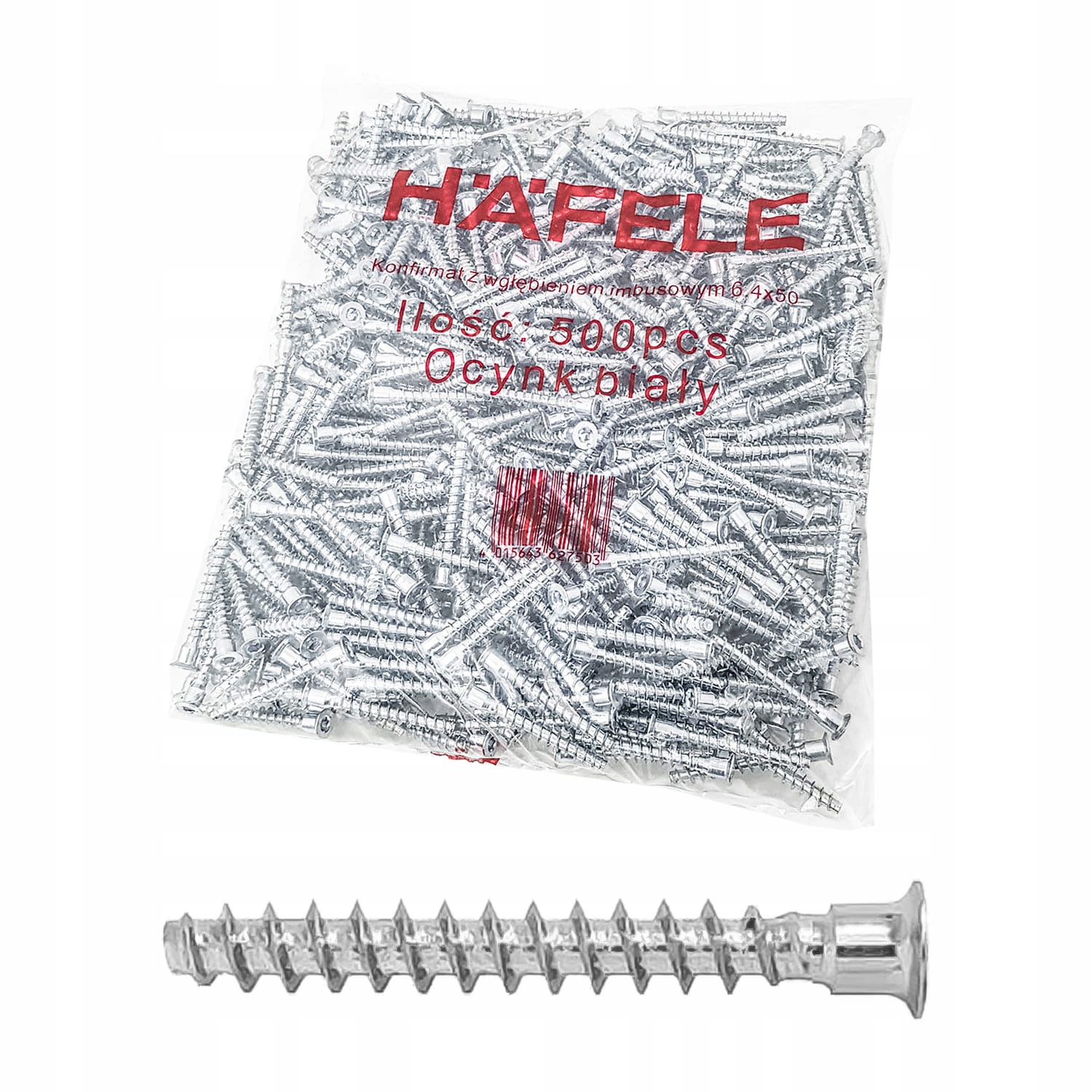 

Konfirmat 6,4 mm x 50 mm 500 szt.