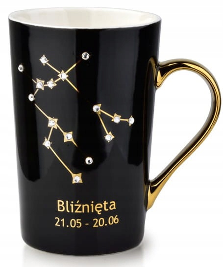 

Kubek znak zodiaku Zodiak z cyrkoniami Bliźnięta