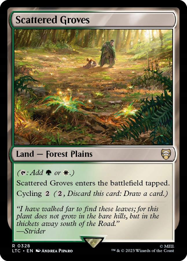 Mtg Scattered Groves (r)