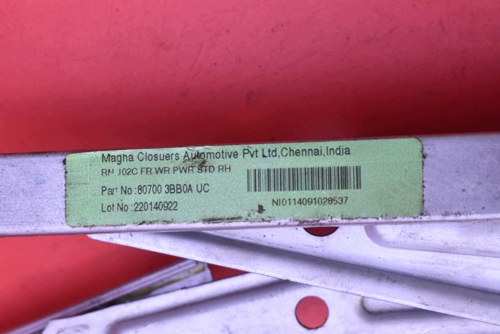 window regulator right front EU 827301HB1A NISSAN NOTE 2 II E12 12-16