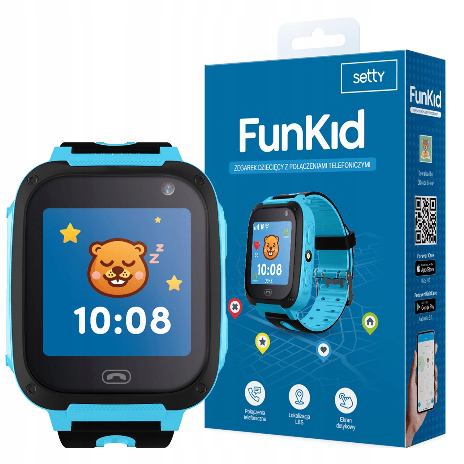 Setty SD-100 FunKids okosóra gyerekeknek, kék (GSM116919)