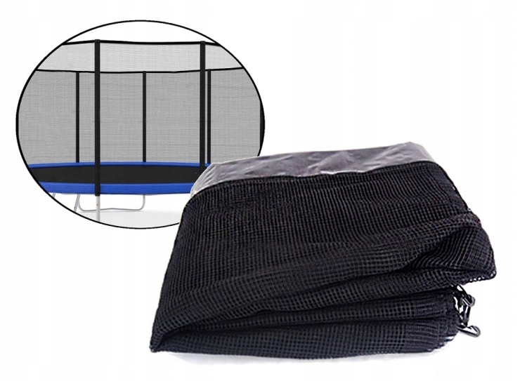 SIATKA DO TRAMPOLINY ZEWNĘTRZNA 14FT 427cm 6 NÓG