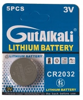 

Bateria Litowa CR2032 3V Alkaliczna