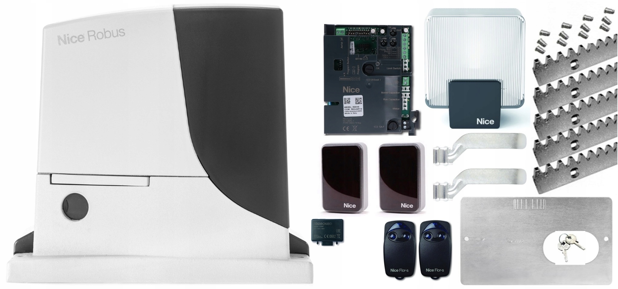 Pohon pro posuvné brány Nice Robus 1000