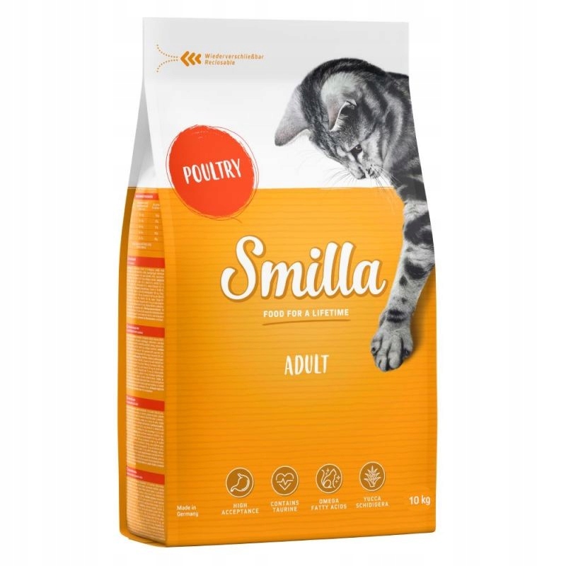 Smilla Drůbež Poultry 10 kg Suché krmivo pro kočky