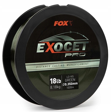 Żyłka Fox Exocet Pro Lo-Vis Green 0,400mm/1000m