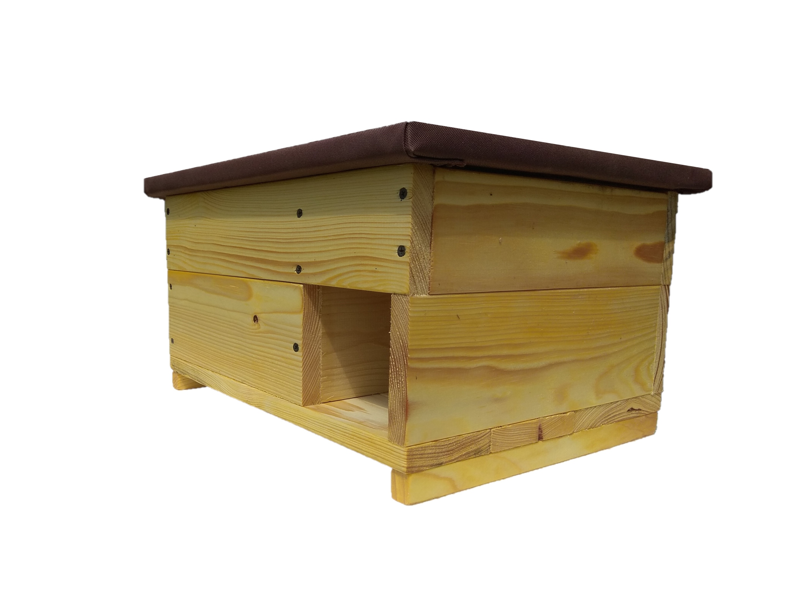 

Drewniany domek dla Jeża, budka, legowisko