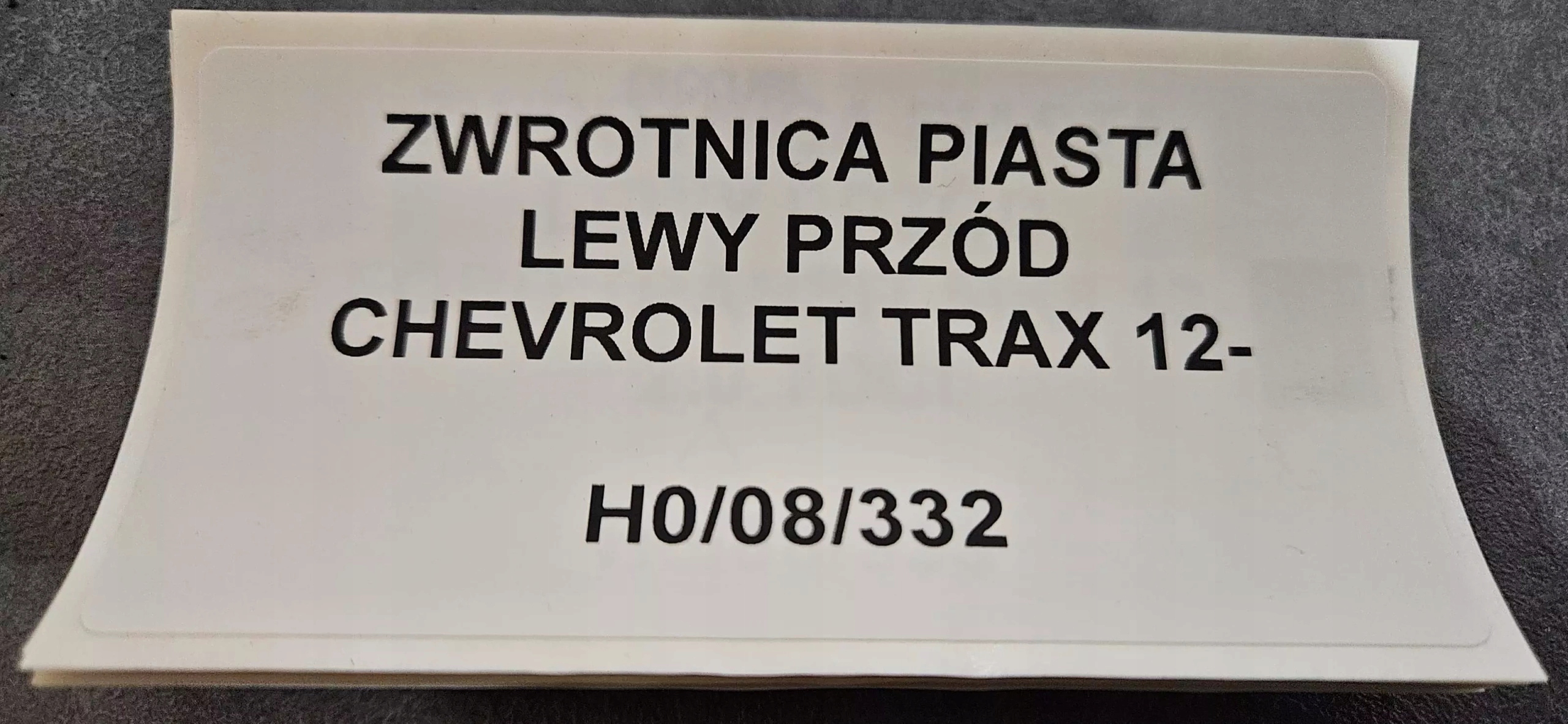 otoč čepu levý předek CHEVROLET TRAX 2012