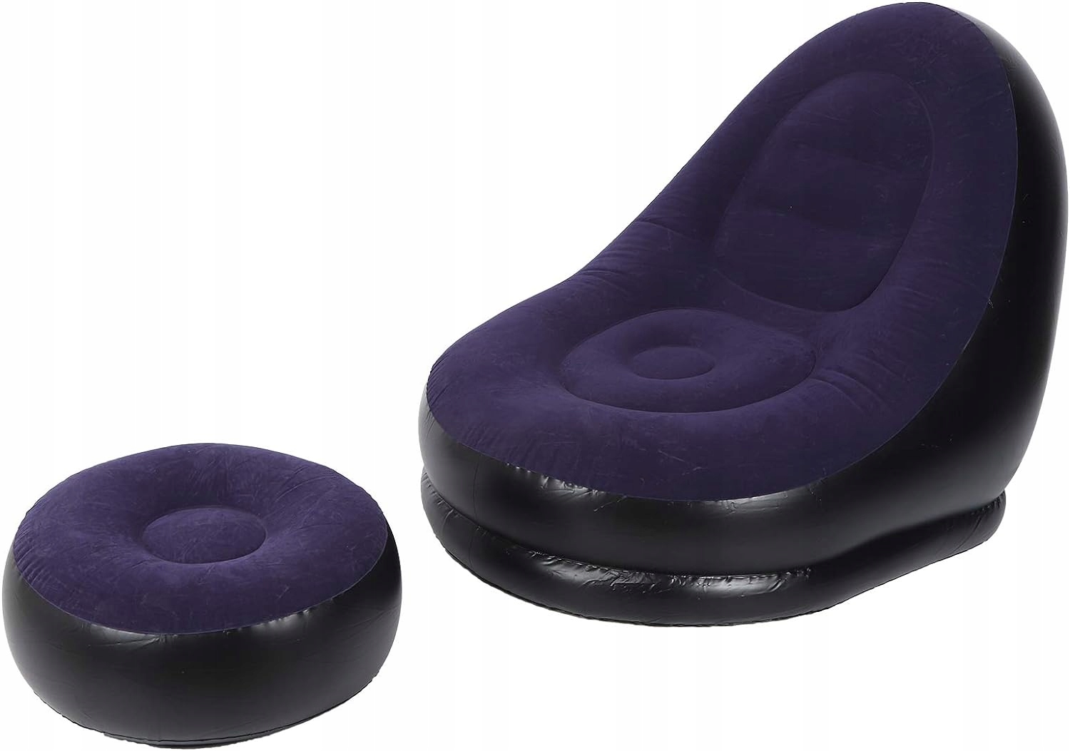 Nafukovací pohovka, nafukovací sedací souprava, skládací pohovka s taburetem