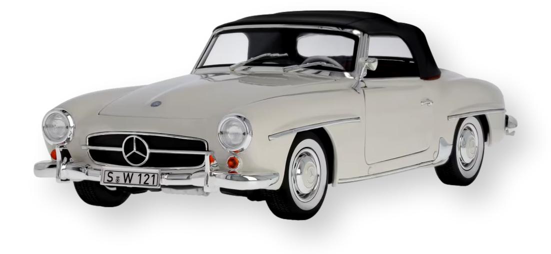 Mercedes Model auta 1:18 190 Sl Roadster W121 Originál