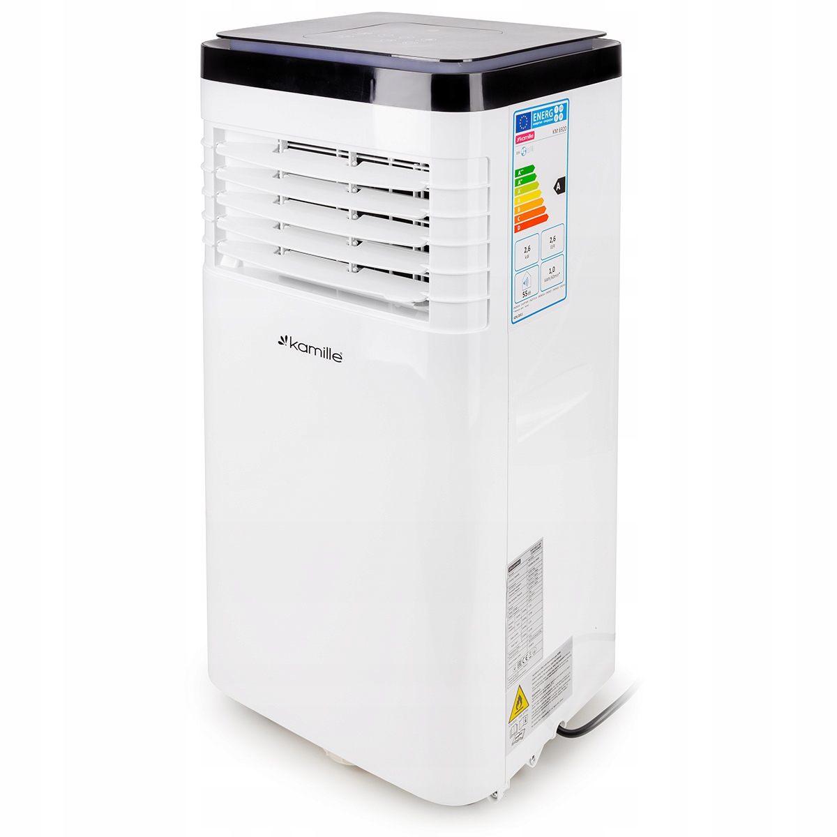 Klimatizátor Prenosný tichý 3v1 2.6kW 9000BTU/h Odvlhčovač Kamille