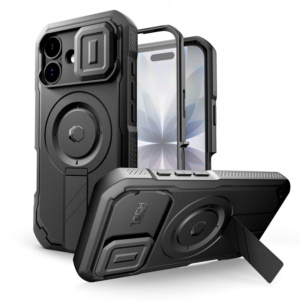 Etui Tech-Protect Kevlar MagSafe na iPhone 17 czarne