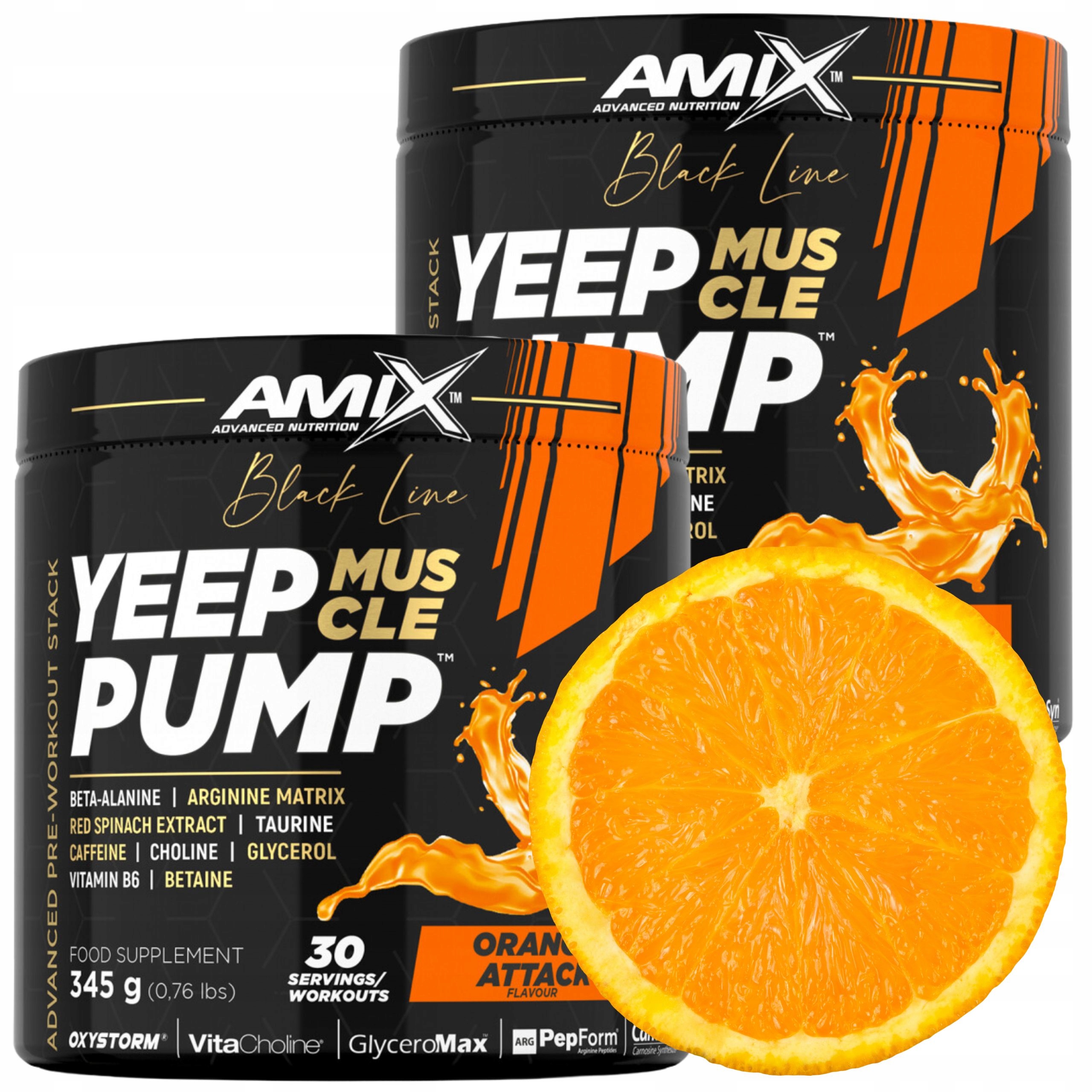 Preworkout Předtréninkovka s kofeinem Čerpadlo Síla Odolnost Soustředění x2