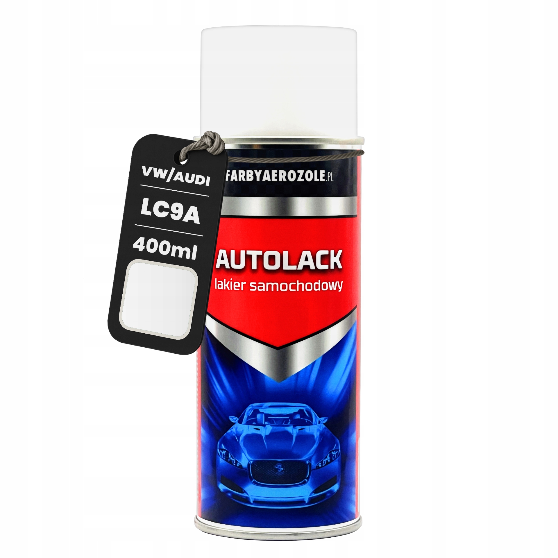 LC9A Vw Audi C9A Biały 400ml Lakier Akrylowy w Sprayu Pure White
