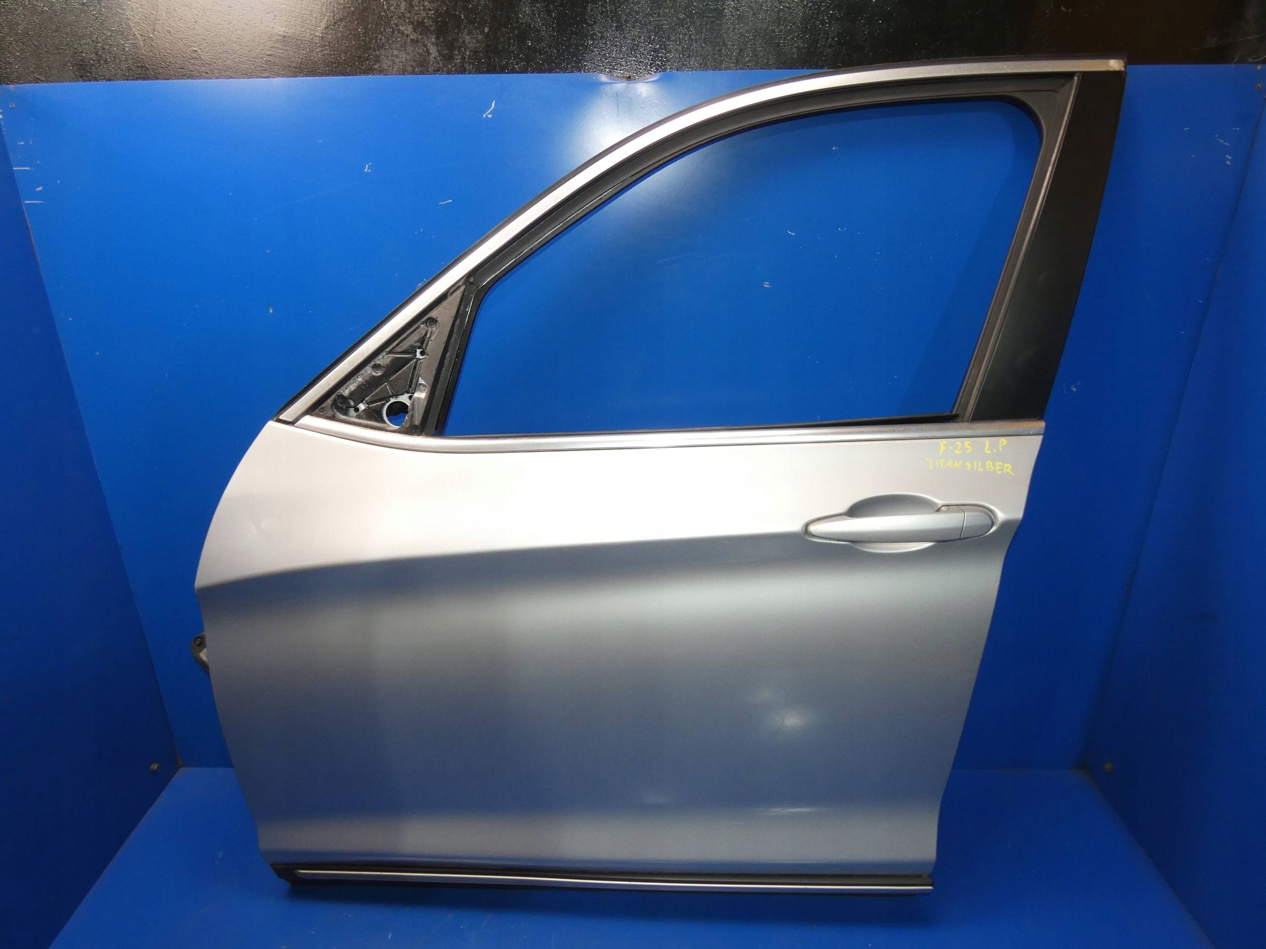 BMW X3 F25 door left left front front complete TITAN SILBER METALIC