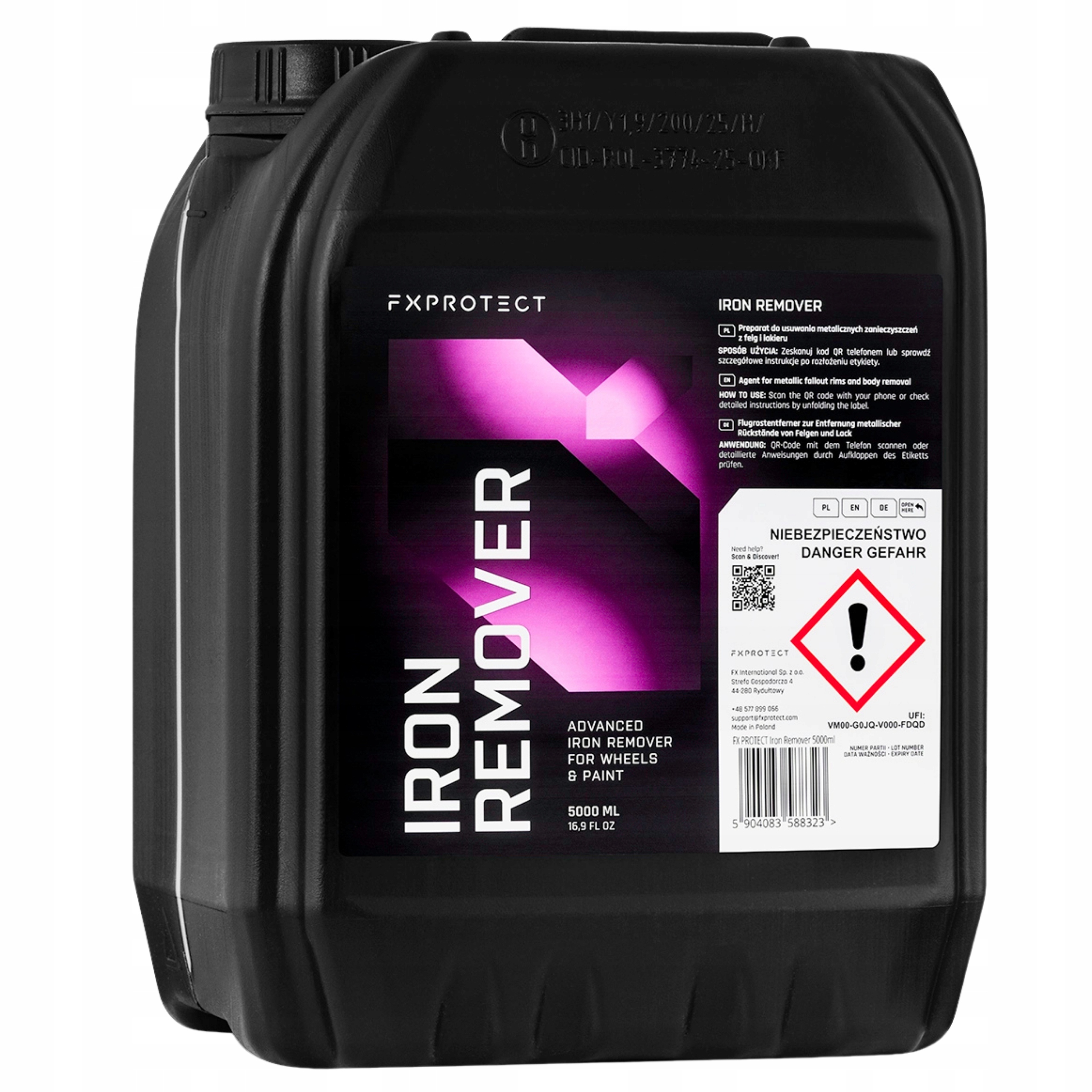 Fx Protect Iron Deironizácia na disky a laky 5L