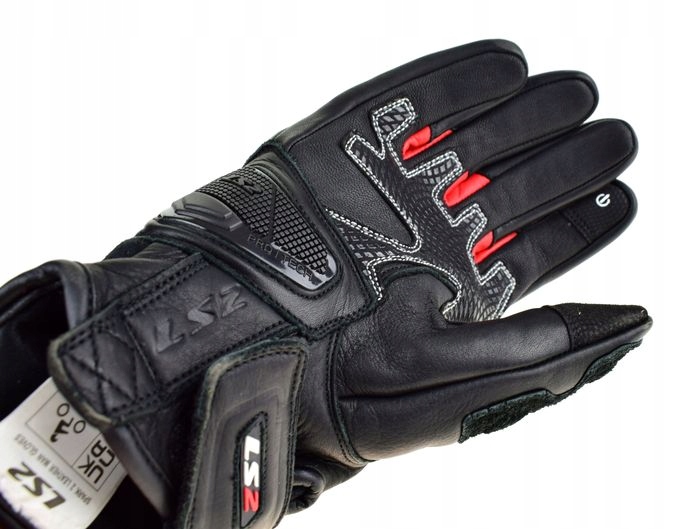 Rękawice motocyklowe LS2 SPARK 2 RED BLACK r.3XL Typ Sportowe