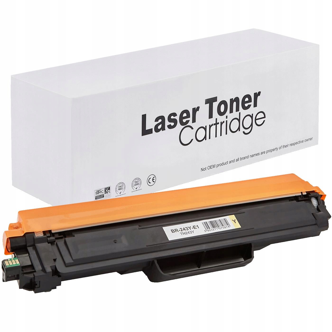 10 x Toner BR-243Y do Brother TN-243Y HL-L3210CW DCP-L3510CDW Żółty 1k