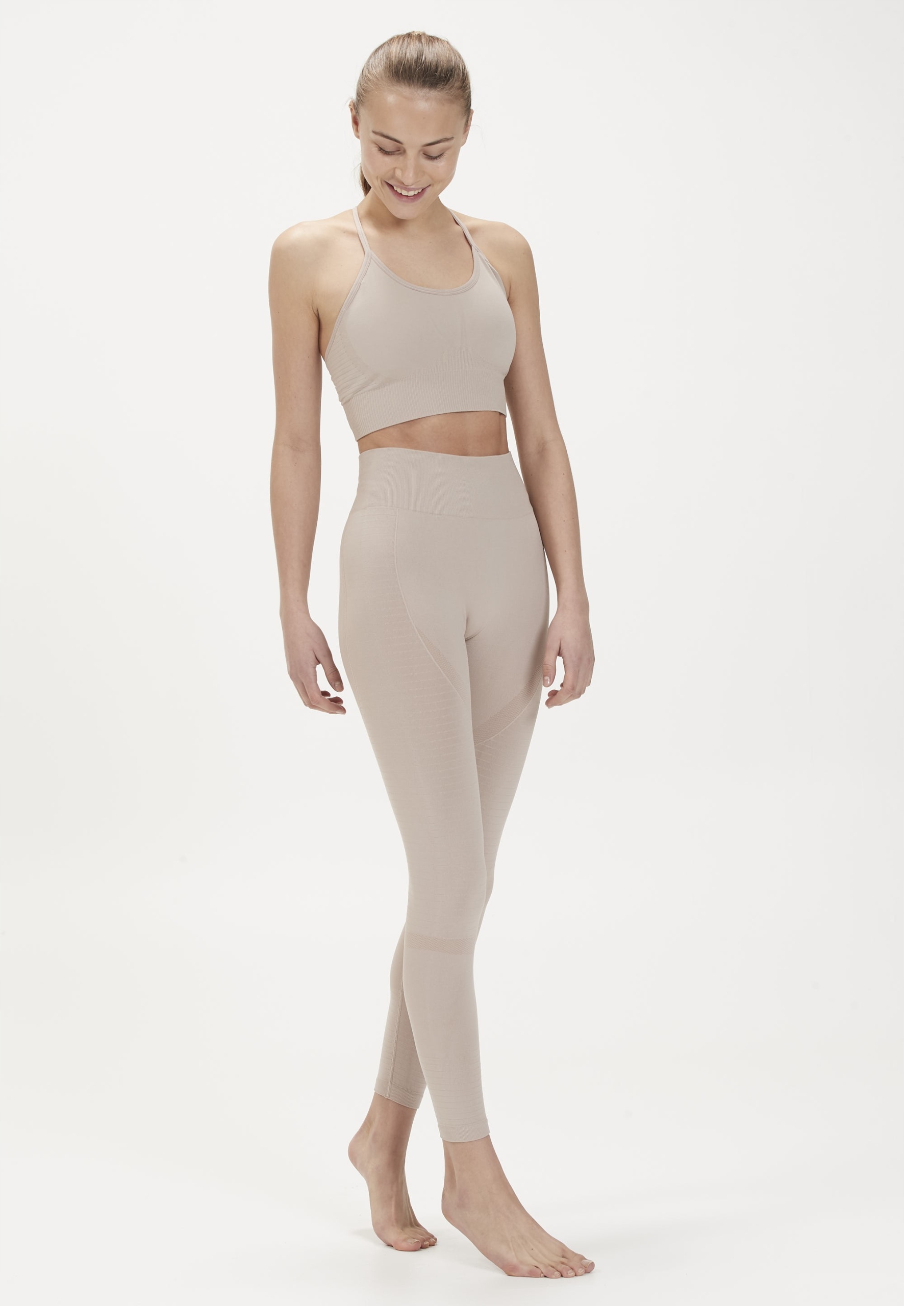 Legginsy seamless damskie Athlecia Nagar Pink S/m