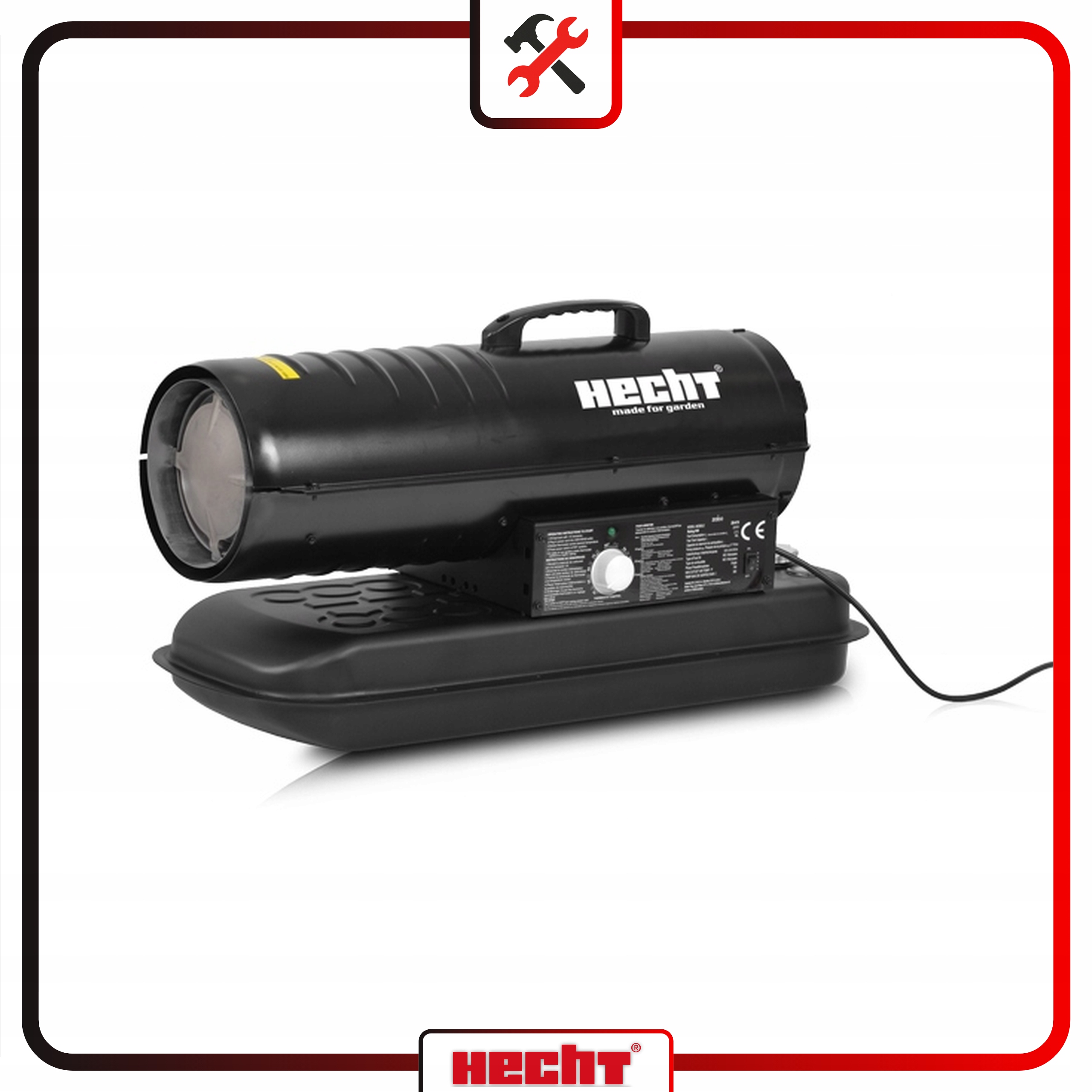 HECHT 3020 eļļas sildītājs, jauda 20 kW, termostats, zīmols Hecht