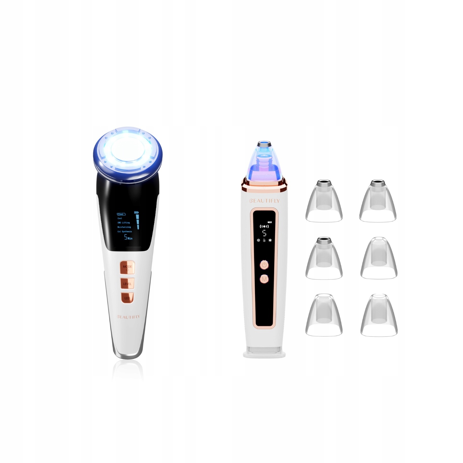 Bezjehlová mezoterapie Beautifly Glossy Pro Mikrodermabraze Derma Ice Pro