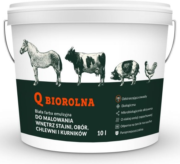 

Kleib Q Biorolna Farba Biała Emulsyjna 10L