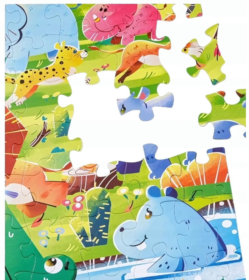 Puzzle dla dzieci Zwierzęta 72 duże elementy RegMag w pudełku
