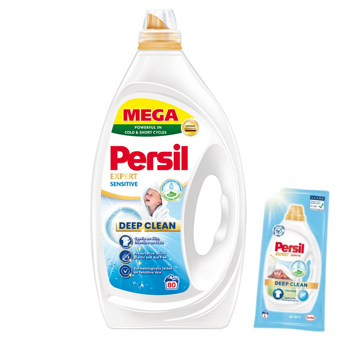 Persil Sensitive prací Gel na dětské prádlo 3,60 l 80 praní Dárek