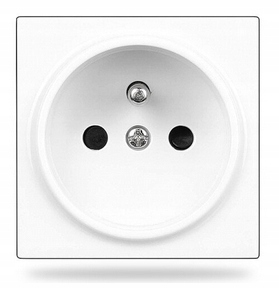 

Moduł Gniazdo Gniazdko Pojedyncze Z Bolcem Białe