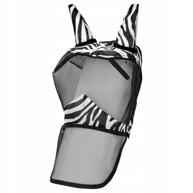 MOSKITIERA MASKA DLA KONIA PRZECIW OWADOM NA MUCHY Z NOSEM I USZAMI COB