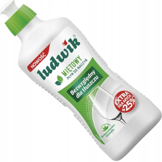 

Płyn do mycia naczyń Ludwik 450g miętowy