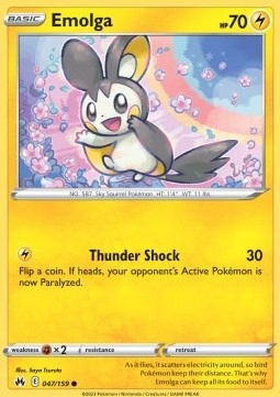 Crown Zenith 047/159 Emolga